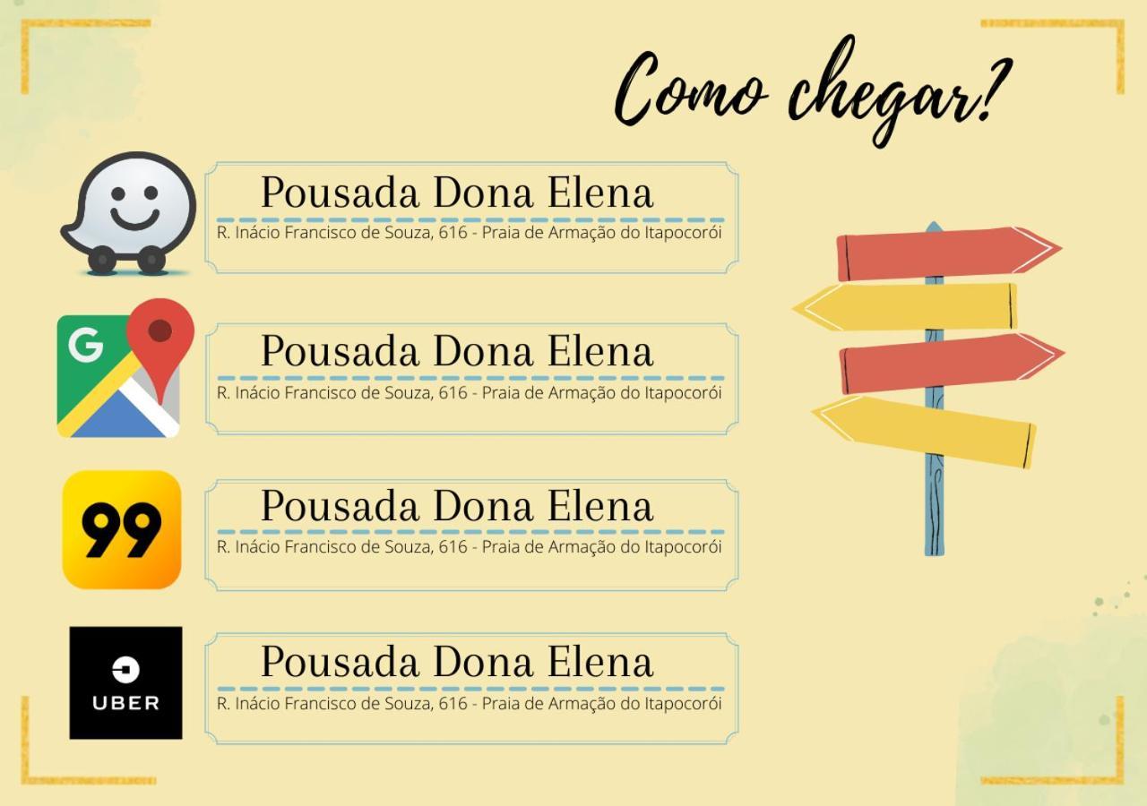 Pousada Dona Elena Penha  Esterno foto